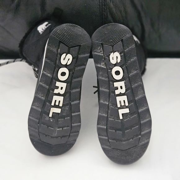 Sorel Whitney ll Sport lace up Black  Waterproof SnowBoot Sz 6 US - Picture 9 of 11